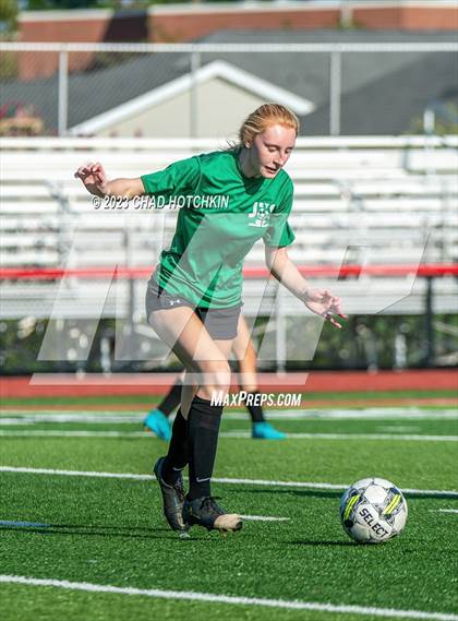 Thumbnail 1 in North Rose-Wolcott @ Geneva Scrimmage photogallery.