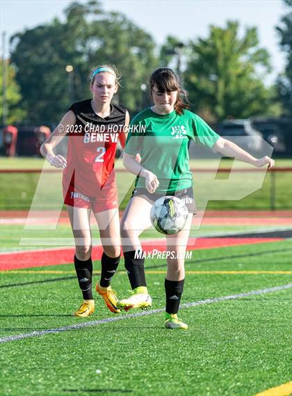 Thumbnail 3 in North Rose-Wolcott @ Geneva Scrimmage photogallery.