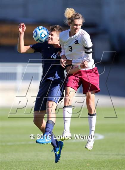 Thumbnail 3 in Evergreen vs. The Classical Academy (CHSAA 4A Final) photogallery.