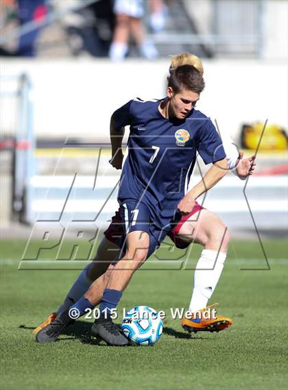 Thumbnail 3 in Evergreen vs. The Classical Academy (CHSAA 4A Final) photogallery.