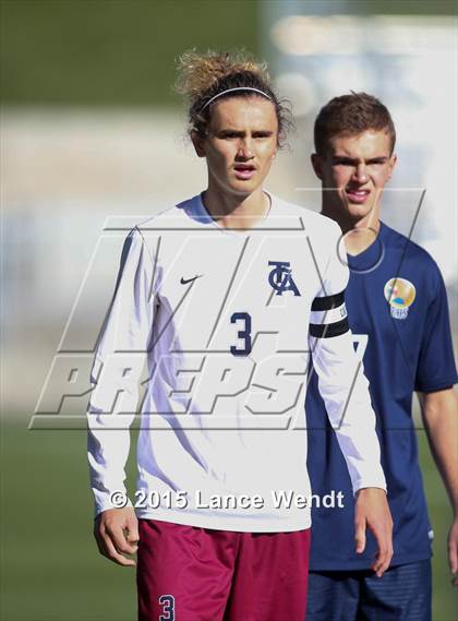 Thumbnail 3 in Evergreen vs. The Classical Academy (CHSAA 4A Final) photogallery.