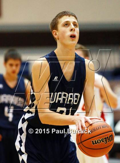 Thumbnail 2 in Warren vs Olean (IAABO Holiday Tournament Large School Championship) photogallery.