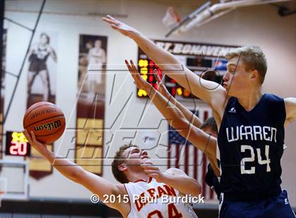 Thumbnail 2 in Warren vs Olean (IAABO Holiday Tournament Large School Championship) photogallery.