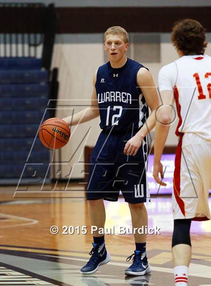 Thumbnail 3 in Warren vs Olean (IAABO Holiday Tournament Large School Championship) photogallery.