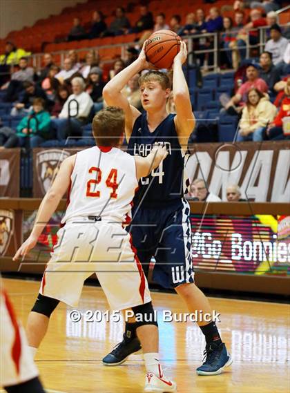 Thumbnail 1 in Warren vs Olean (IAABO Holiday Tournament Large School Championship) photogallery.