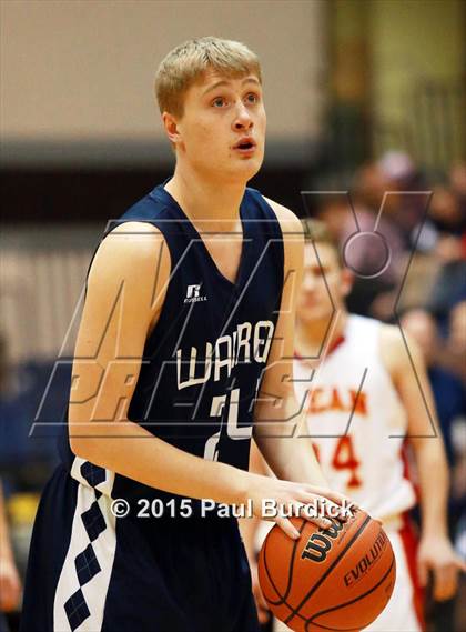 Thumbnail 2 in Warren vs Olean (IAABO Holiday Tournament Large School Championship) photogallery.