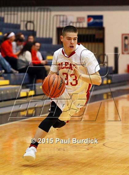 Thumbnail 2 in Warren vs Olean (IAABO Holiday Tournament Large School Championship) photogallery.