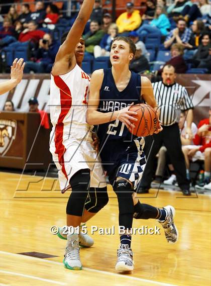 Thumbnail 1 in Warren vs Olean (IAABO Holiday Tournament Large School Championship) photogallery.