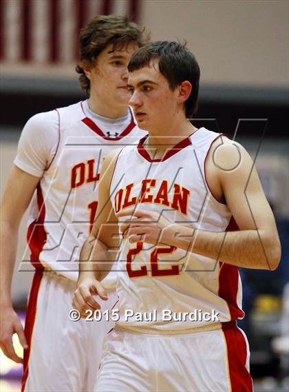 Thumbnail 2 in Warren vs Olean (IAABO Holiday Tournament Large School Championship) photogallery.