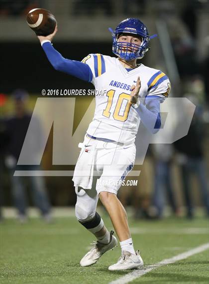 Thumbnail 1 in Anderson @ Cedar Ridge (UIL 6A Bi-District Playoff) photogallery.