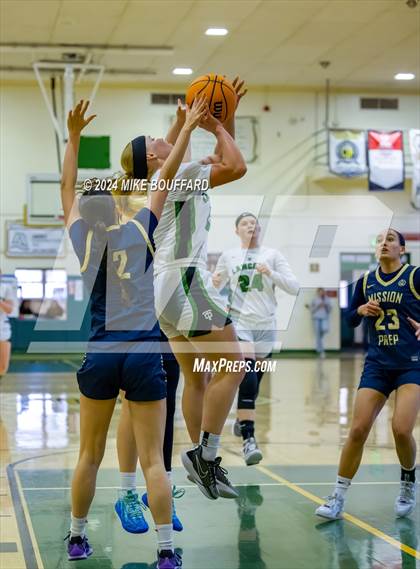 Thumbnail 2 in Mission College Prep vs Thousand Oaks (Santa Barbara Tournament of Champions) photogallery.