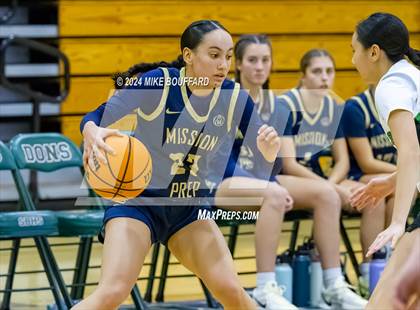 Thumbnail 2 in Mission College Prep vs Thousand Oaks (Santa Barbara Tournament of Champions) photogallery.