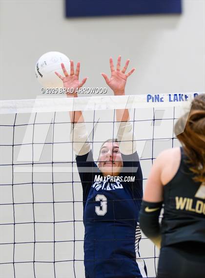 Thumbnail 2 in Draughn @ Pine Lake Prep (NCHSAA 3A Regional Final) photogallery.