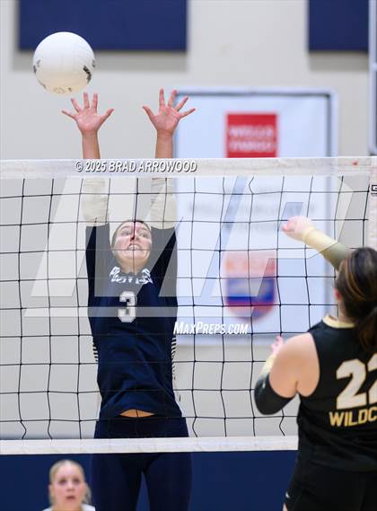 Thumbnail 2 in Draughn @ Pine Lake Prep (NCHSAA 3A Regional Final) photogallery.