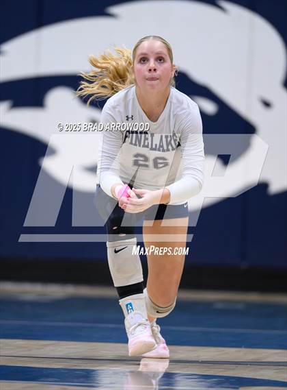 Thumbnail 3 in Draughn @ Pine Lake Prep (NCHSAA 3A Regional Final) photogallery.