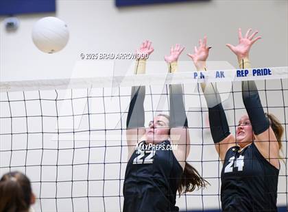 Thumbnail 2 in Draughn @ Pine Lake Prep (NCHSAA 3A Regional Final) photogallery.