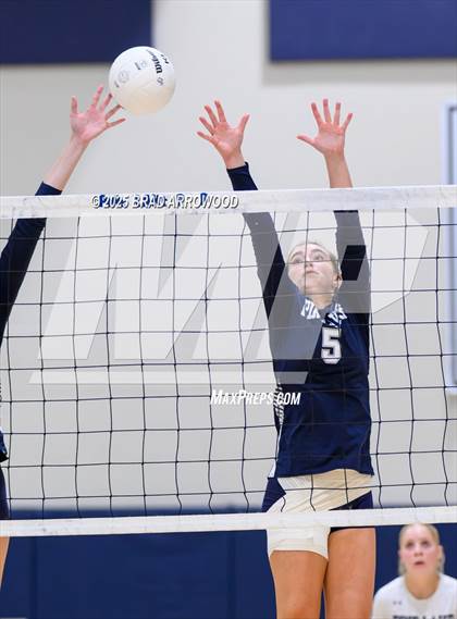 Thumbnail 2 in Draughn @ Pine Lake Prep (NCHSAA 3A Regional Final) photogallery.