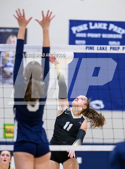 Thumbnail 1 in Draughn @ Pine Lake Prep (NCHSAA 3A Regional Final) photogallery.