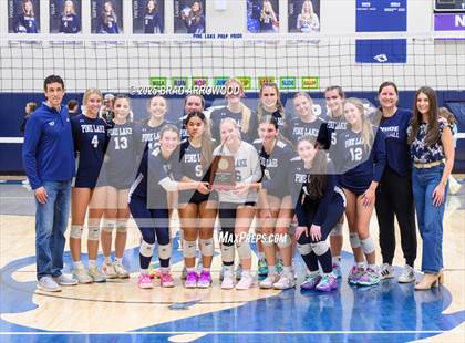 Thumbnail 1 in Draughn @ Pine Lake Prep (NCHSAA 3A Regional Final) photogallery.