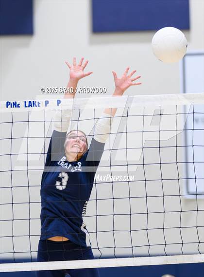 Thumbnail 2 in Draughn @ Pine Lake Prep (NCHSAA 3A Regional Final) photogallery.