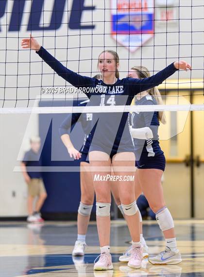 Thumbnail 2 in Draughn @ Pine Lake Prep (NCHSAA 3A Regional Final) photogallery.