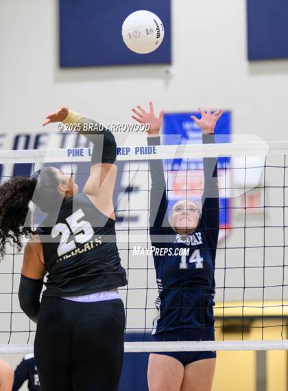 Thumbnail 3 in Draughn @ Pine Lake Prep (NCHSAA 3A Regional Final) photogallery.