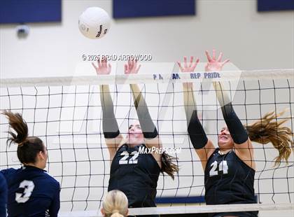 Thumbnail 2 in Draughn @ Pine Lake Prep (NCHSAA 3A Regional Final) photogallery.