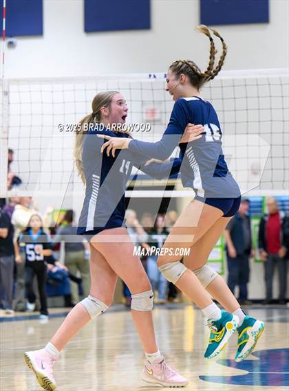 Thumbnail 2 in Draughn @ Pine Lake Prep (NCHSAA 3A Regional Final) photogallery.