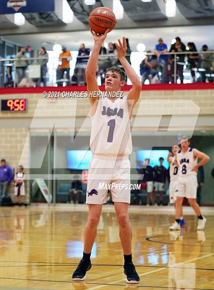 Thumbnail 3 in Johnson County Sports Association vs Founders Classical Academy (TAIAO State Tournament) photogallery.
