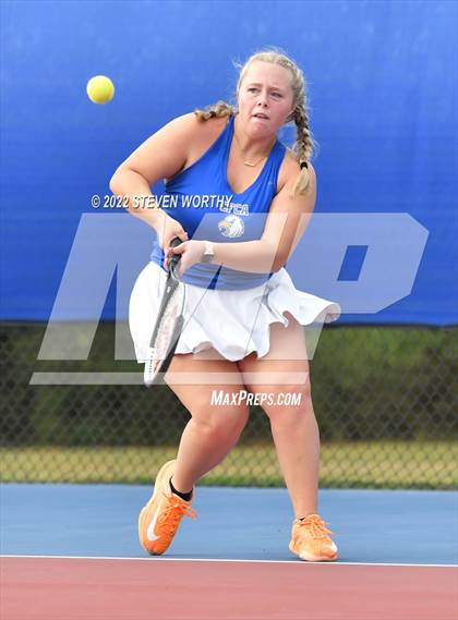 Thumbnail 2 in Oakwood vs Cape Fear Christian Academy (NCISAA 1A Final) photogallery.