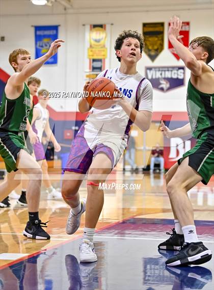 Thumbnail 3 in Randolph Southern vs. Union City (IHSAA 1A Section 56 First Round)  photogallery.