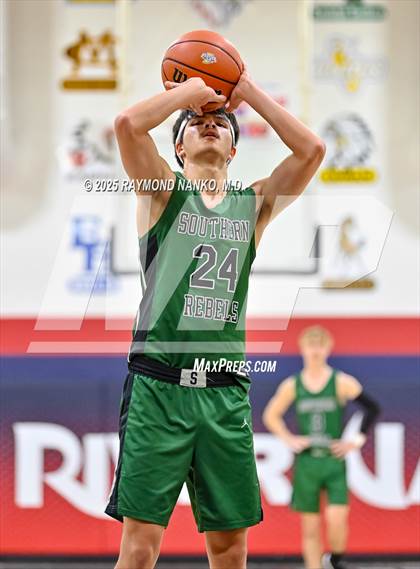 Thumbnail 2 in Randolph Southern vs. Union City (IHSAA 1A Section 56 First Round)  photogallery.
