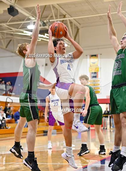 Thumbnail 1 in Randolph Southern vs. Union City (IHSAA 1A Section 56 First Round)  photogallery.