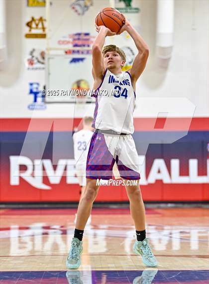 Thumbnail 1 in Randolph Southern vs. Union City (IHSAA 1A Section 56 First Round)  photogallery.