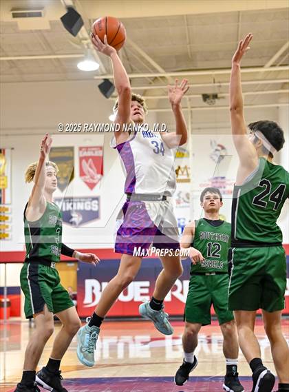 Thumbnail 2 in Randolph Southern vs. Union City (IHSAA 1A Section 56 First Round)  photogallery.