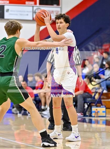 Thumbnail 1 in Randolph Southern vs. Union City (IHSAA 1A Section 56 First Round)  photogallery.