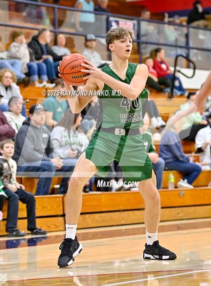 Thumbnail 3 in Randolph Southern vs. Union City (IHSAA 1A Section 56 First Round)  photogallery.