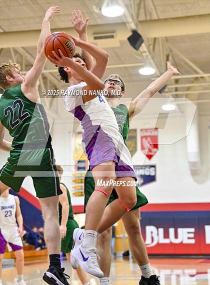 Thumbnail 1 in Randolph Southern vs. Union City (IHSAA 1A Section 56 First Round)  photogallery.