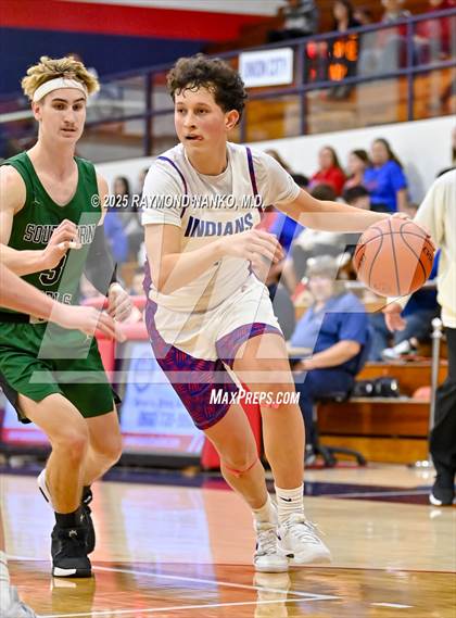 Thumbnail 2 in Randolph Southern vs. Union City (IHSAA 1A Section 56 First Round)  photogallery.