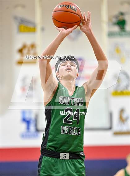Thumbnail 3 in Randolph Southern vs. Union City (IHSAA 1A Section 56 First Round)  photogallery.