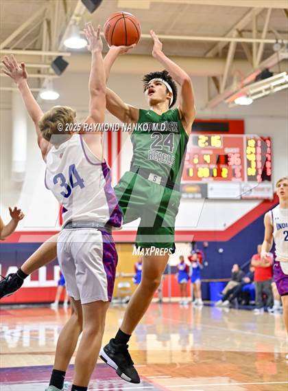 Thumbnail 2 in Randolph Southern vs. Union City (IHSAA 1A Section 56 First Round)  photogallery.