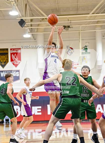 Thumbnail 2 in Randolph Southern vs. Union City (IHSAA 1A Section 56 First Round)  photogallery.