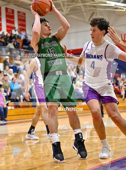 Thumbnail 1 in Randolph Southern vs. Union City (IHSAA 1A Section 56 First Round)  photogallery.