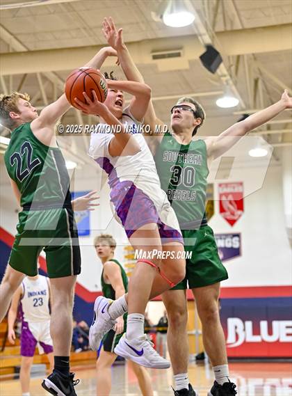 Thumbnail 3 in Randolph Southern vs. Union City (IHSAA 1A Section 56 First Round)  photogallery.