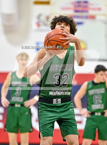 Thumbnail 1 in Randolph Southern vs. Union City (IHSAA 1A Section 56 First Round)  photogallery.
