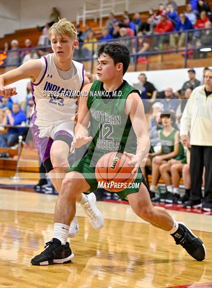 Thumbnail 1 in Randolph Southern vs. Union City (IHSAA 1A Section 56 First Round)  photogallery.