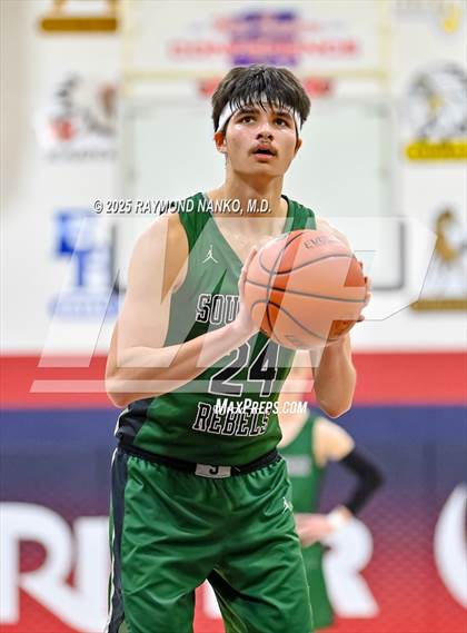 Thumbnail 3 in Randolph Southern vs. Union City (IHSAA 1A Section 56 First Round)  photogallery.