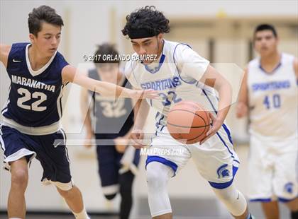Thumbnail 1 in Maranatha Christian vs Chula Vista (Grossmont Winter Classic) photogallery.