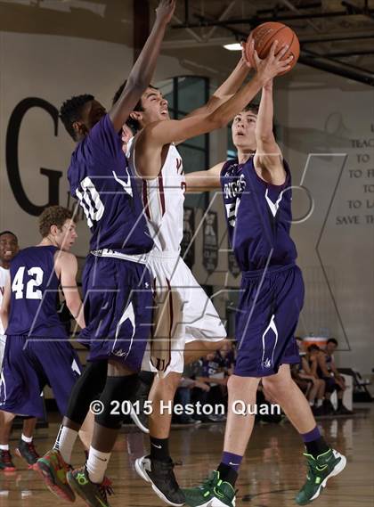 Thumbnail 1 in Rincon/University vs. Downey (MaxPreps Holiday Classic) photogallery.
