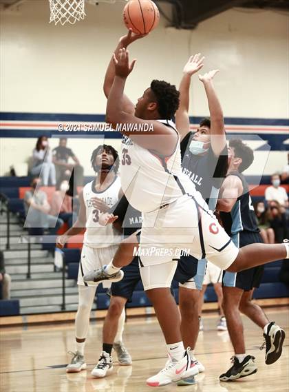 Thumbnail 2 in Chaminade vs  Marshall  (6th Annual West Valley Varsity Basketball Tip-off Classic) photogallery.